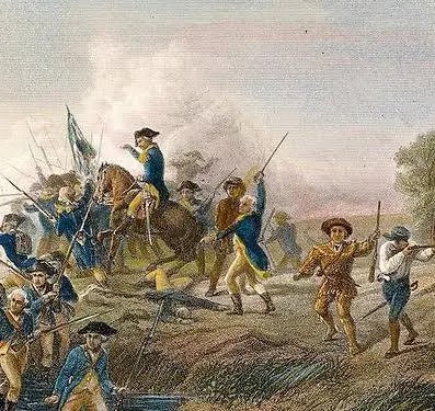 The Battle of Brooklyn, fought on August 27, 1776, was the largest of the war. British General William Howe’s 20,000+ troops soundly defeated George Washington’s 10,000 inexperienced soldiers by utilizing a secret flanking maneuver through Jamaica Pass. (Photo courtesy of Mount Vernon.)