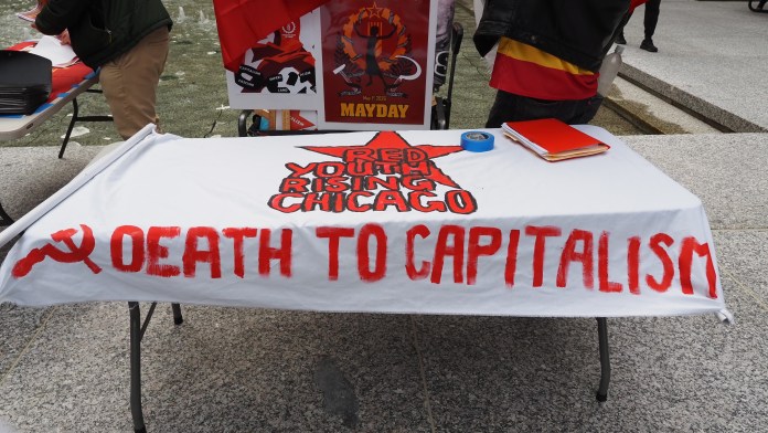 Chicago Teachers Union May Day Protest Chicago Public Schools (Credit: Siena Rose)