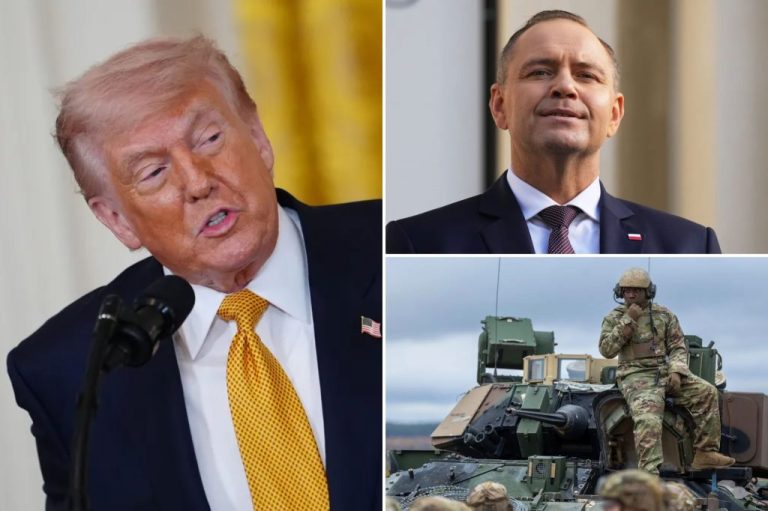 Donald Trump Poland Karol Nawrocki US Army