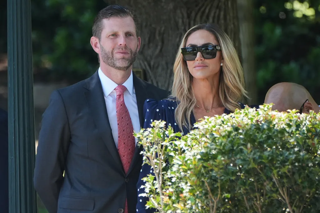 Eric and Lara Trump won’t ‘rule anything out’ about running for office