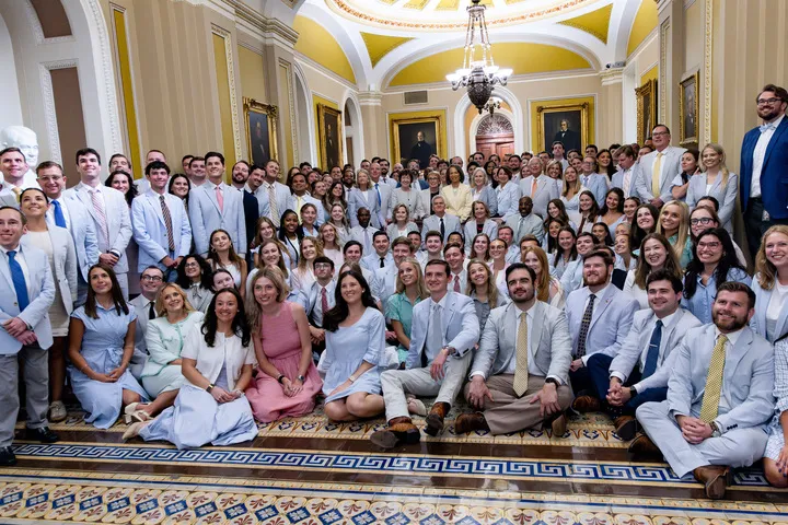 Senate Seersucker Day. (Washington Examiner / Graeme Jennings)