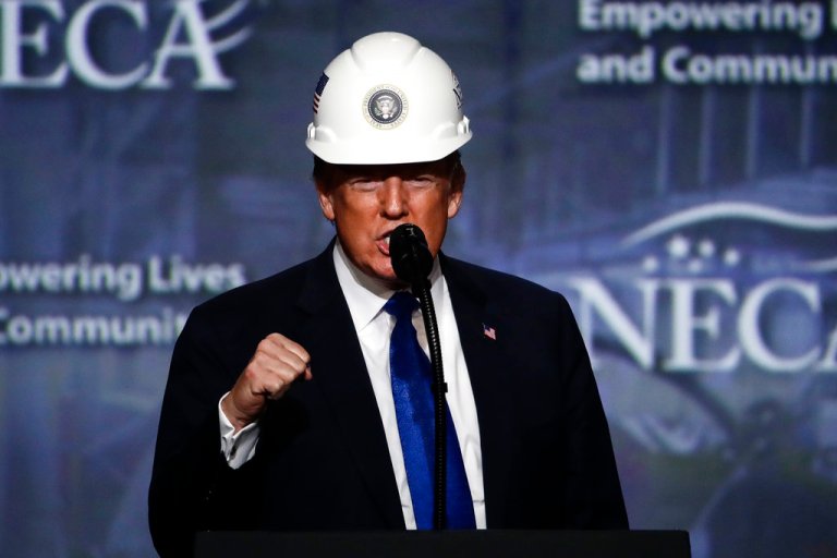 For President Donald Trump, the solution to the housing crisis is simply to cut government red tape, according to former Federal Housing Commissioner Frank Cassidy. (AP Photo/Matt Rourke)