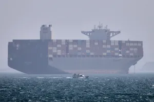 Iran strikes cargo ship in Strait of Hormuz, endangering Trump’s peace