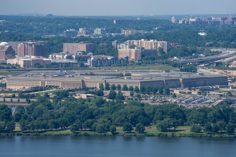The Pentagon is seen, Tuesday, May 19, 2026, in Washington. (AP Photo/Alex Brandon)