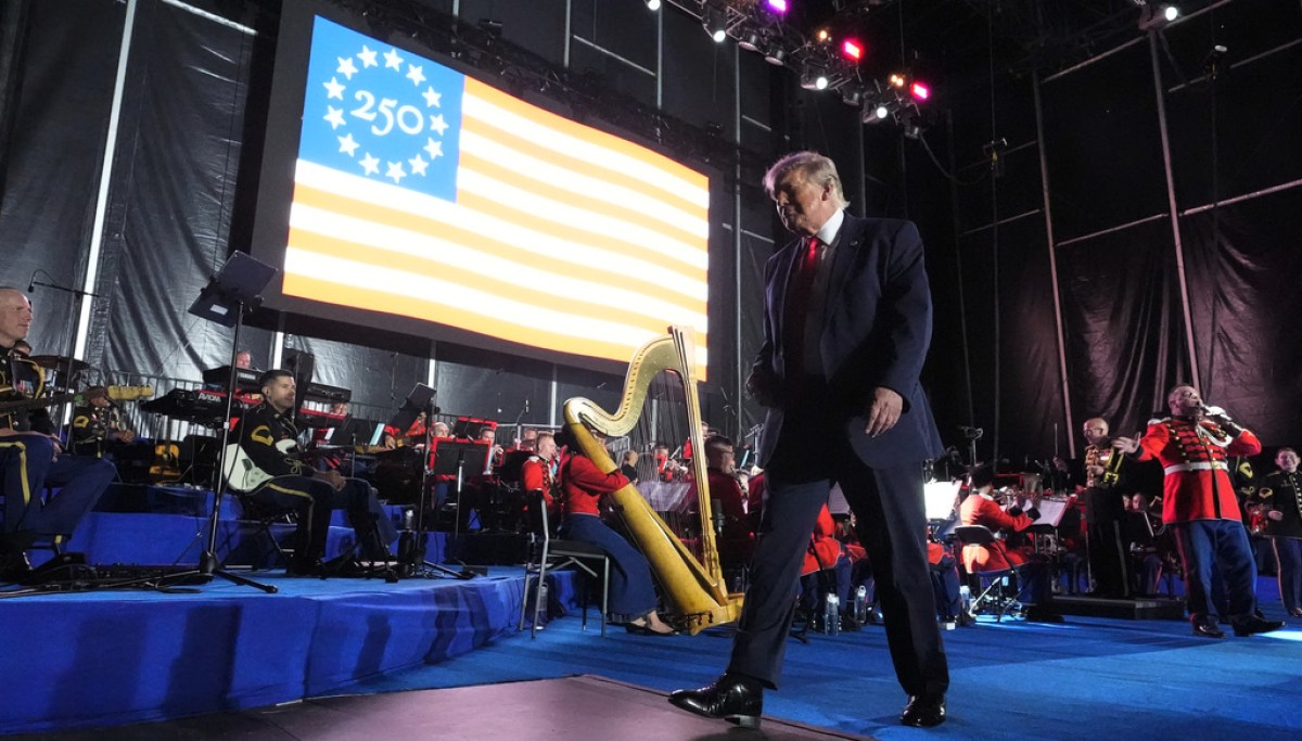 Trump claims he drew at least 45,000 people to his America 250 rally