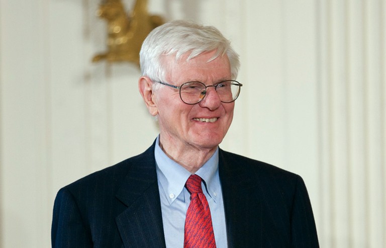 Gordon S. Wood was awarded the National Humanities Medal by President Barack Obama in 2011. He worked to deepen understanding of the forces and events that led to the birth of the United States. (Brooks Kraft LLC/Corbis, via Getty Images)