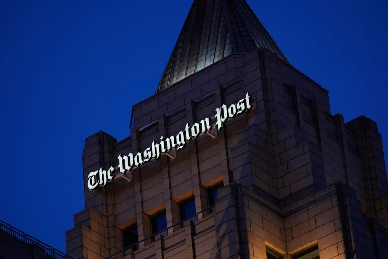 One Franklin Square, home of the Washington Post newspaper in downtown Washington.
