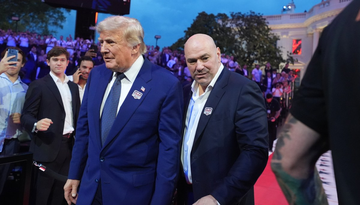 Storms splitting around White House UFC fight was ‘pretty damn awesome’: Dana White